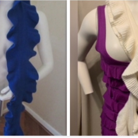 2 Talbots wool blend scarves NWT $49.50 retail - Picture 9 of 11